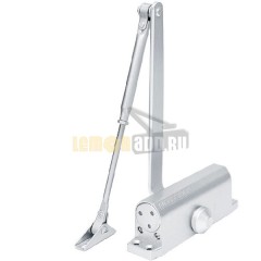 Доводчик NOTEDO DC-080-HO с фоп (дверной доводчик с фиксатором двери в открытом положении в комплекте с рычагом)