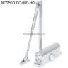 Доводчик NOTEDO DC-080-HO с фоп (дверной доводчик с фиксатором двери в открытом положении в комплекте с рычагом)