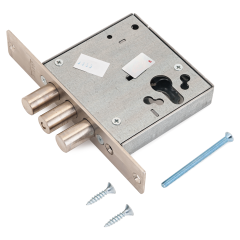 Эльбор 1.01.07.0.0 Лазурит б/о никель под ц/мех Замок врезной б/руч (20)