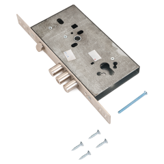 Эльбор  1.01.23.0.0 Лазурит б/мех.б/о, м/о 85мм Замок врезной б/руч (10)