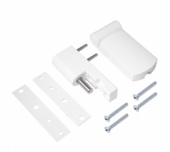 ЛДМ DH-R27.1 (02) (ан. Roto PS-27) 140 кг. Белый Ral 9016 Эконом Дверная петля для ПВХ (30)