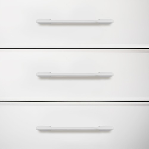 StahlBuro A300-128 2шт., W матовый белый. Ручка-скоба мебельная (15, 150)