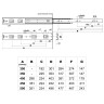 StahlBuro направляющие шариковые (2 шт.) 45-450 /18"/ черный (20)