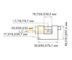 Замок навесной ЗН-205 (3 КЛ)