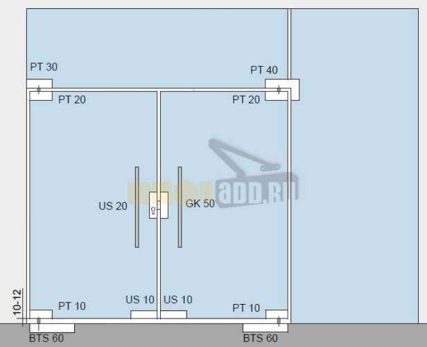 dormakaba Universal EASY US 20 центральный замок