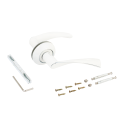 АЛЛЮР АРТ &quot;ОСКАР&quot; W/CP (13112) белая/хром Комплект ручек (20)