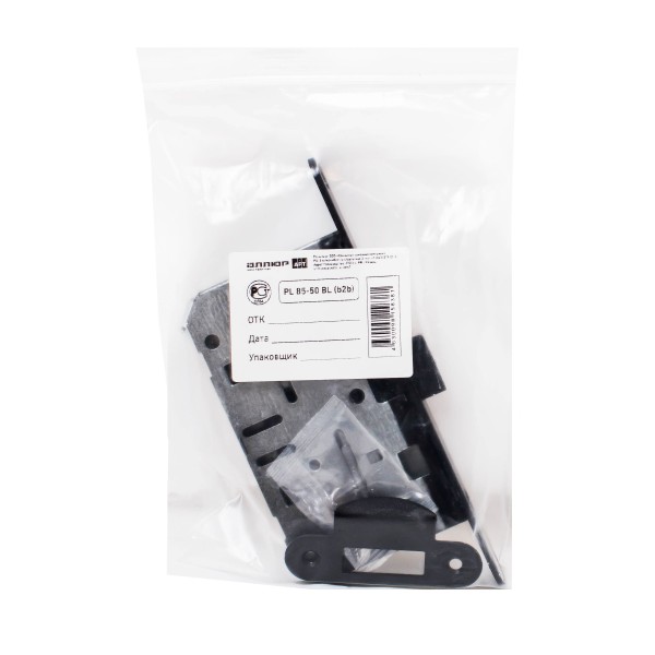 АЛЛЮР АРТ PL 85-50 BL (b2b) матовый черный без ц/м  Замок врезной (30)