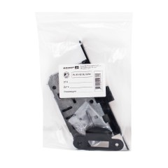 АЛЛЮР АРТ PL 85-50 BL (b2b) матовый черный без ц/м  Замок врезной (30)