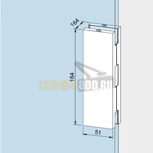 dormakaba Universal EASY GK 50 ответная часть для центрального замка