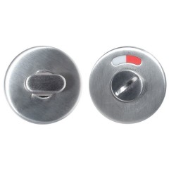 Поворотная кнопка DL E08/Y/RW WC Rt (нержавеющая cталь) с индикатором