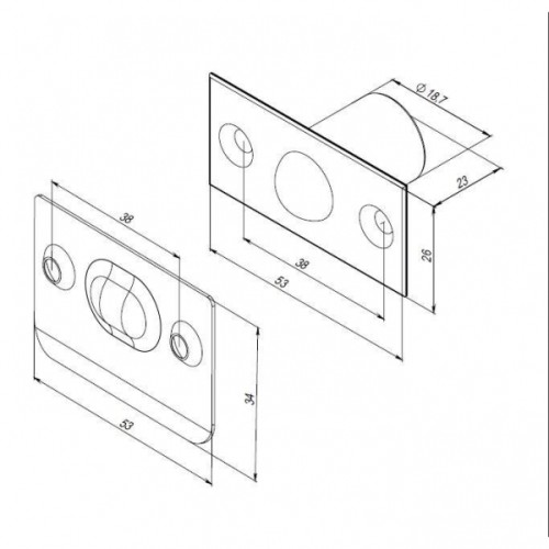 Шариковый фиксатор METLB-15 ( LB-15) CP хром