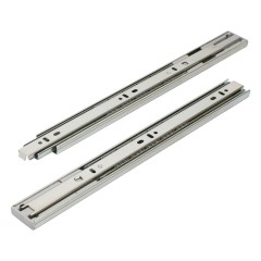 StahlBuro направляющие шариковые с доводчиком (2 шт.) 35-350 /14&quot;/ хром (20)