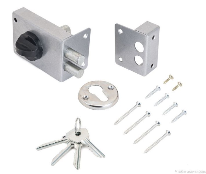 Омега Д-град ЗН 1-2Р бриллиант двухригельный Замок накладной (30)