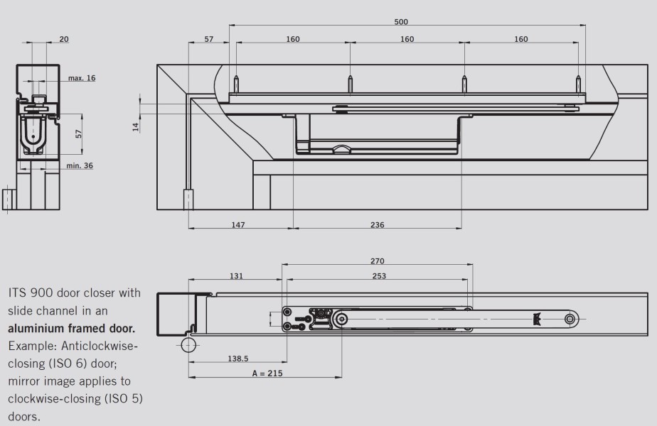 dormakaba Доводчик ITS900 Size 4 (EN4)