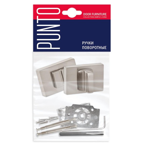 Ручка поворотная BK6.K.QSL52 SN-3 матовый никель