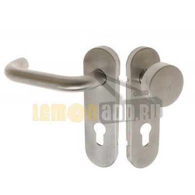 Комплект ручек dormakaba PURE 8100 / 3020 / 7051K PZ/72, 38-56 мм, 8 мм, нержавеющая сталь