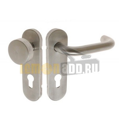 Комплект ручек dormakaba PURE 8100 / 3020 / 7051K PZ/72, 38-56 мм, 8 мм, нержавеющая сталь