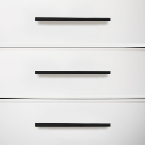 StahlBuro A302-128 2шт., BL матовый черный. Ручка-скоба мебельная (15, 150)