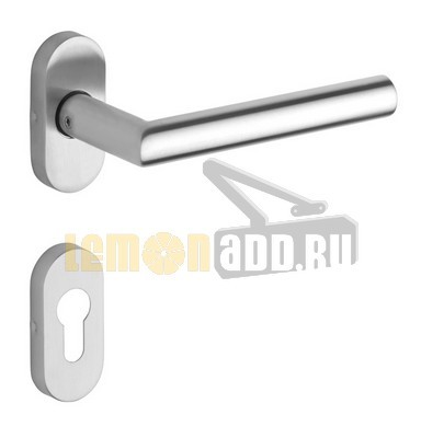 Комплект ручек dormakaba PURE 8906 / 6621 / 6679, 38–56 мм, 8 мм, нержавеющая сталь