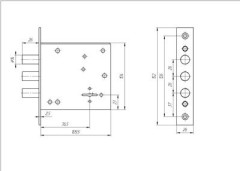 Д-град Зенит ЗВ 8.009 5 кл. Замок врезной б/руч. (20)