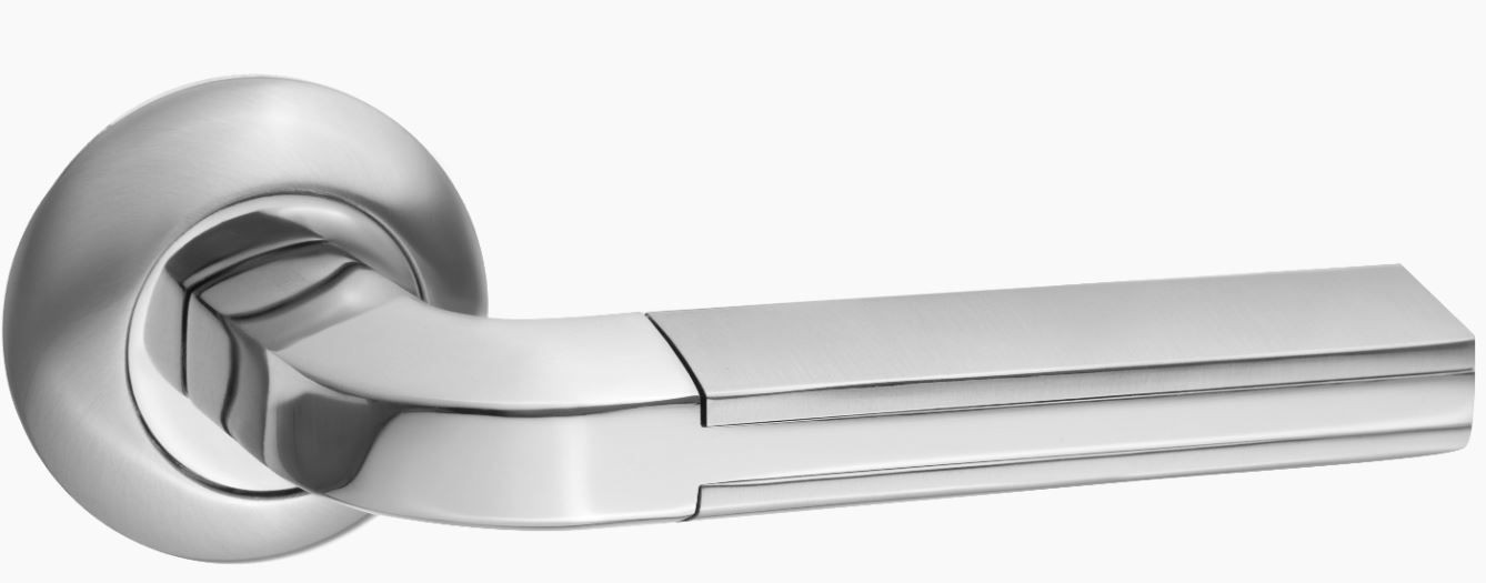 RENZ INDH 84-08 SC/CP Адриано хром мат./хром блест. Комплект ручек (20)