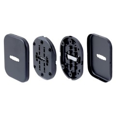 Накладка для сув/м (пара) БУЛАТ НДС 04.02 ФОРТЕ матовый черный (10,100)