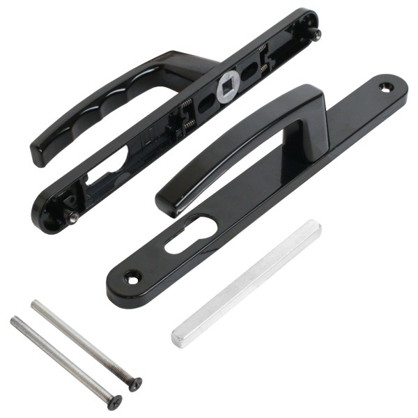 БУЛАТ РФ 85.25.02.9005 УРАЛ черный с пружин. м/о 85 "под пальчики" для узкопроф. Комплект ручек (30)