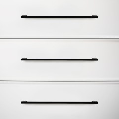 StahlBuro A302-320 2шт., BL матовый черный. Ручка-скоба мебельная (10, 100)