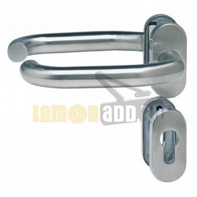 Комплект ручек dormakaba PURE 8100 / 6621 / 6679, 38–56 мм, 8 мм, нержавеющая сталь