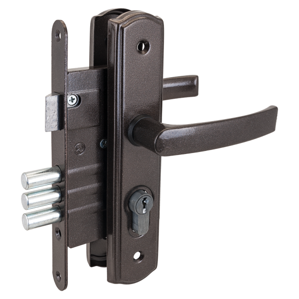 Могилев ЗВ 4-1-8-16 корич м/о 55 Замок врезной с/руч (10)