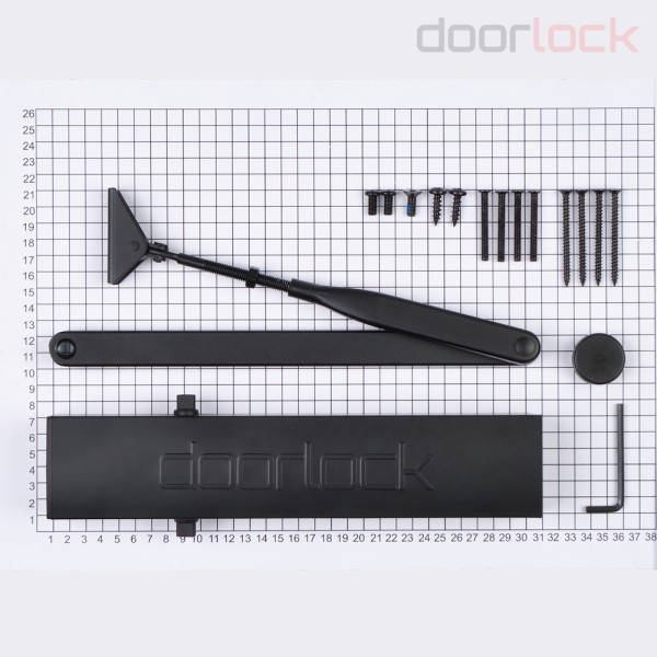 DL 400 EN3-7 (дверной доводчик в комплекте с рычагом)