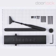 DL 400 EN3-7 (дверной доводчик в комплекте с рычагом)