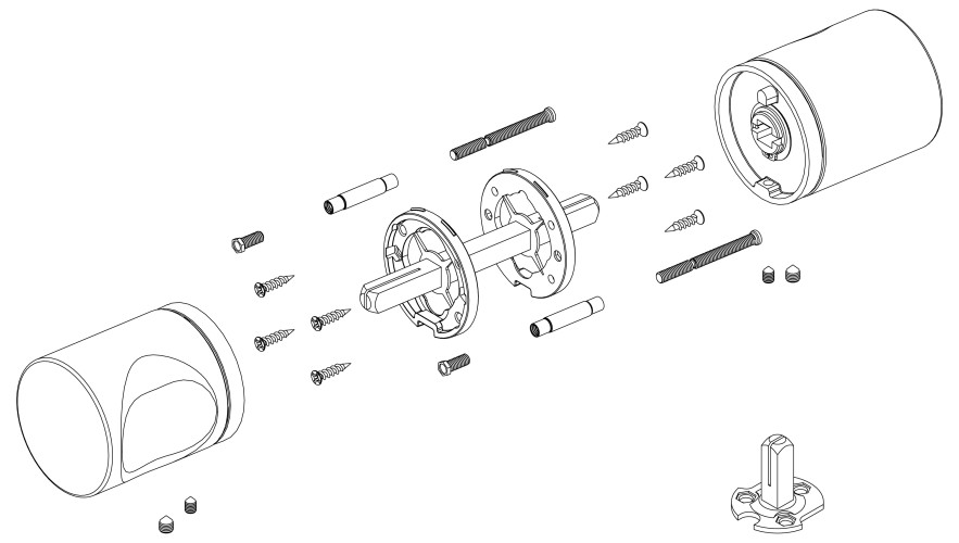 Ручка раздельная R.ART52.BALANCE BL-26 черный
