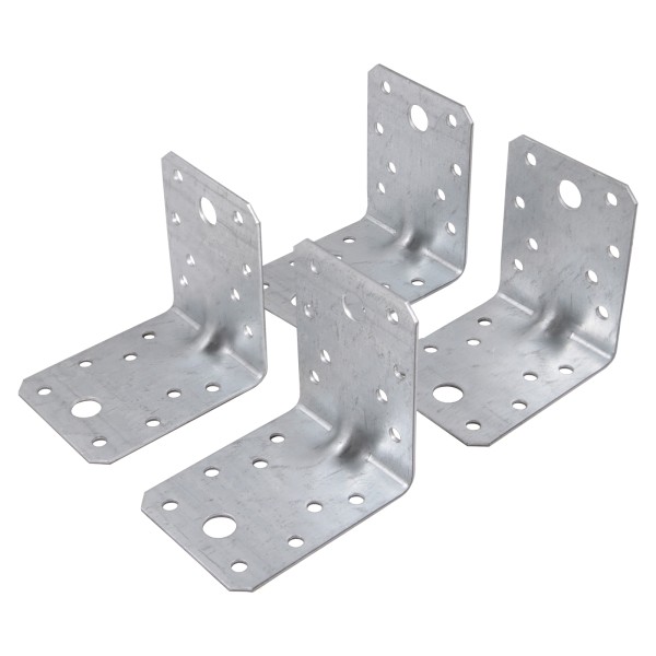 Уголок крепежный 70х70*55*2 ГОЦ (цинк) 4шт Упакованный (10)