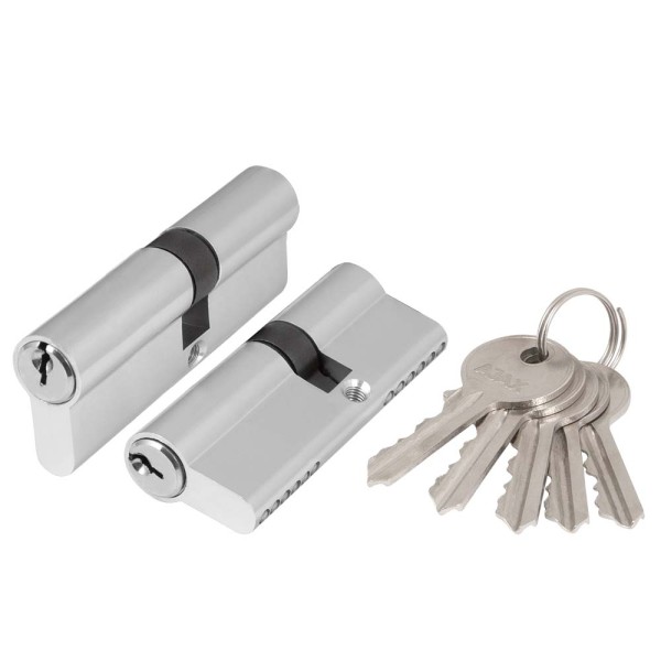 Цилиндровый механизм (AZ100/95) AZ1000Key95 (30+10+55) CP хром 