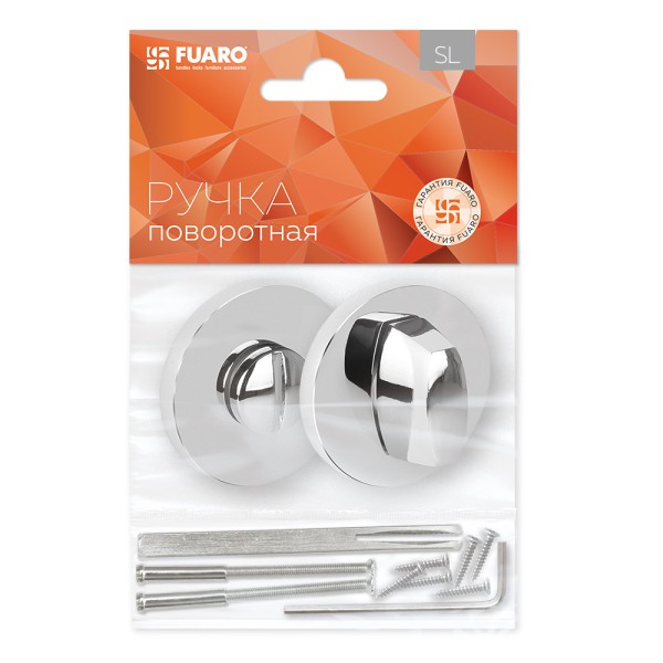 Ручка поворотная BK6.R.SLR52 (BK6 SLR) CP-8 хром