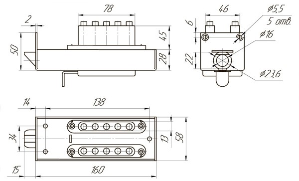 Замок кодовый ЗКП-2 /(ЗКП-40)