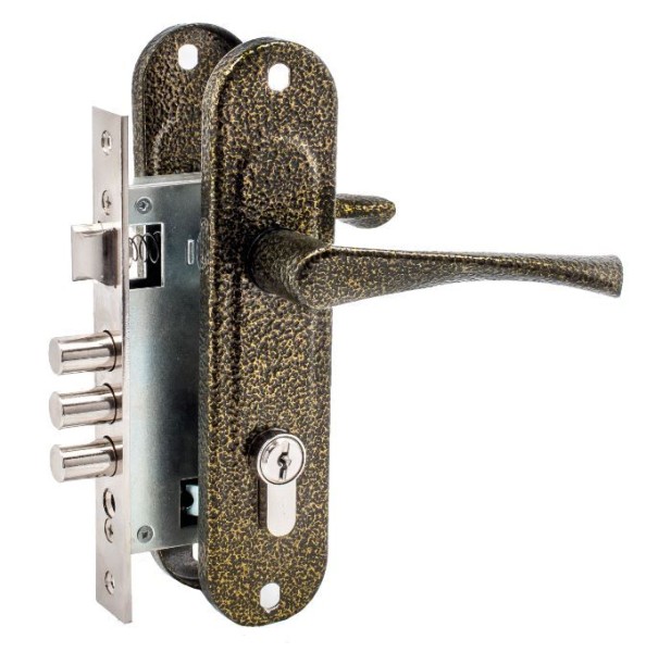 Д-град Зенит ЗВ7-60-01 бронза Замок врезной с/руч (15)