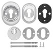 Броненакладка DEF.CRE/OV-set.9726 (DEF 9726) M6x90 врезная с чашкой CP-8 хром