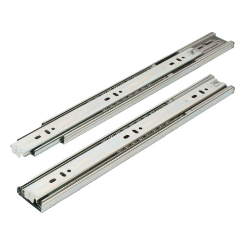 StahlBuro направляющие шариковые с доводчиком (2 шт.) 45-350 /14"/ хром (20)