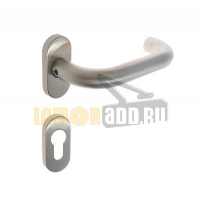 1/2 комплекта ручек dormakaba PURE 8100 / 6621 / 6679, 38–56 мм, 8 мм, нержавеющая сталь
