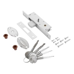 БУЛАТ  ЗВ 1-1П.20.00.20.04 (71-K-CR) хром 5кл. Замок врезной б/руч (48)