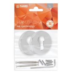 Накладка на цилиндр ET.R.SLR52 CP-8 хром