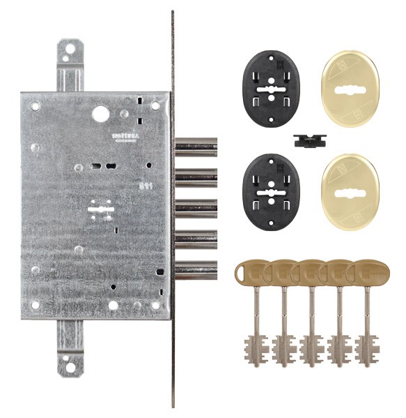 Замок врезной сувальдный 52.783 (универсальный), без накл.