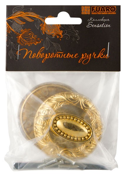 Ручка поворотная BK6.R.SM58 (BK6 SM) GOLD-24 золото24К